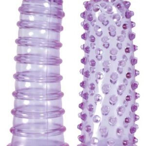 Soft + Bumpy Lust Fingers stimulačné návleky na prst Purple