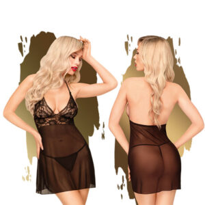 Penthouse Bedtime story erotická košielka black veľkosť M/L