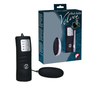 You2Toys Velvet Black Bullet vibračné vajíčko
