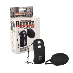 Seven Creations UltraSeven vibračné vajíčko na diaľkové ovládanie čierne