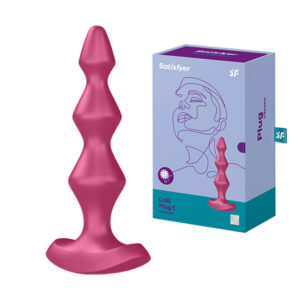 Satisfyer Lolli Plug 1 vibračný análny kolík Bordeaux