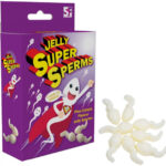Cukríky v tvare spermie Jelly Sperms Sladkosti Pre ženy