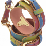 Dúhové koženkové putá na nohy Rainbow Fantasy Erotické putá Pre páry