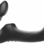 Vibračný strapless pripínací penis s diaľkovým ovládaním Magic Mike (21 cm) Womanizery 2v1 Pre páry