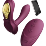 Vibrátor do nohavičiek Egyptian Queen s diaľkovým ovládaním a mobilnou aplikáciou + darček ToyCleaner 75ml Vibrátory do nohavičiek Viacnásobná stimulácia + darček Toy Cleaner