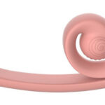 Silikónový vibrátor Snail Vibe Curve s výbežkom na klitoris (24 cm) Vibrátory s výbežkom na klitoris Pre ženy