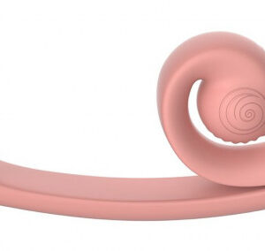 Silikónový vibrátor Snail Vibe Curve s výbežkom na klitoris (24 cm) Vibrátory s výbežkom na klitoris Pre ženy
