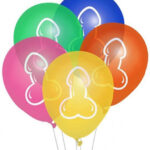 Nafukovacie balóniky Colorful Willies (8 ks) Na párty a oslavy Pre ženy