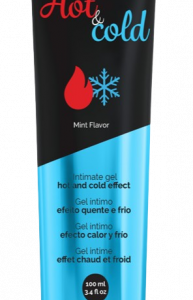 Chladivý zbozkávateľný lubrikačný gél Hot & Cold (100 ml) Lubrikačné gély a oleje na vodnej báze Pre páry