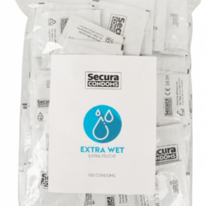 Secura Extra Wet - extra lubrikované kondómy (100 ks) Štandardné kondómy Pre páry
