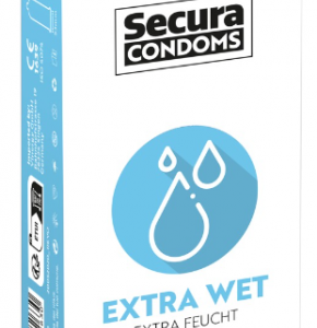 Secura Extra Wet - extra lubrikované kondómy (12 ks) Štandardné kondómy Pre páry