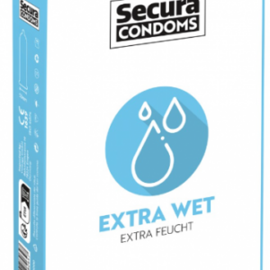 Secura Extra Wet - extra lubrikované kondómy (48 ks) Štandardné kondómy Pre páry