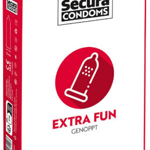 Secura Extra Fun - vrúbkované kondómy (48 ks) Kondómy s vrúbkami a výstupkami Pre páry