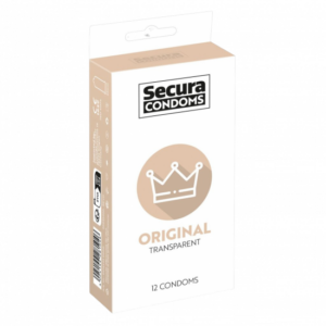 Secura Original - klasické kondómy (12 ks) Štandardné kondómy Pre páry