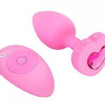 B-Vibe vibračný análny kolík Heart S/M s diaľkovým ovládaním + darček ToyCleaner 75ml Vibračné análne kolíky Pre páry