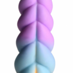 Silikónové dildo s prísavkou Mystique Unicorn (21 cm) + darček Natural gél 15 ml Dilda s prísavkou Pre ženy