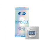 Durex Invisible – XL kondómy (10 ks) Veľké kondómy Pre páry