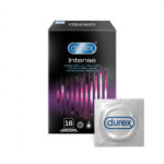 Durex Intense Orgasmic – vrúbkované kondómy (16 ks) Kondómy s vrúbkami a výstupkami Pre páry