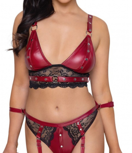 Koženkový komplet BDSM Romance