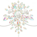 Samolepiace kamienky na telo Crystal Sparkle Erotické šperky Pre ženy