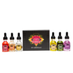 KamaSutra súprava zbozkávateľných olejov – Warm Kisses Of Love + darček jedlá čokoláda na telo (100 ml) Zbozkávateľná kozmetika Chystáme pre teba niečo ďalšie