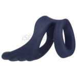 Viceroy Perineum dvojitý silikónový erekčný krúžok