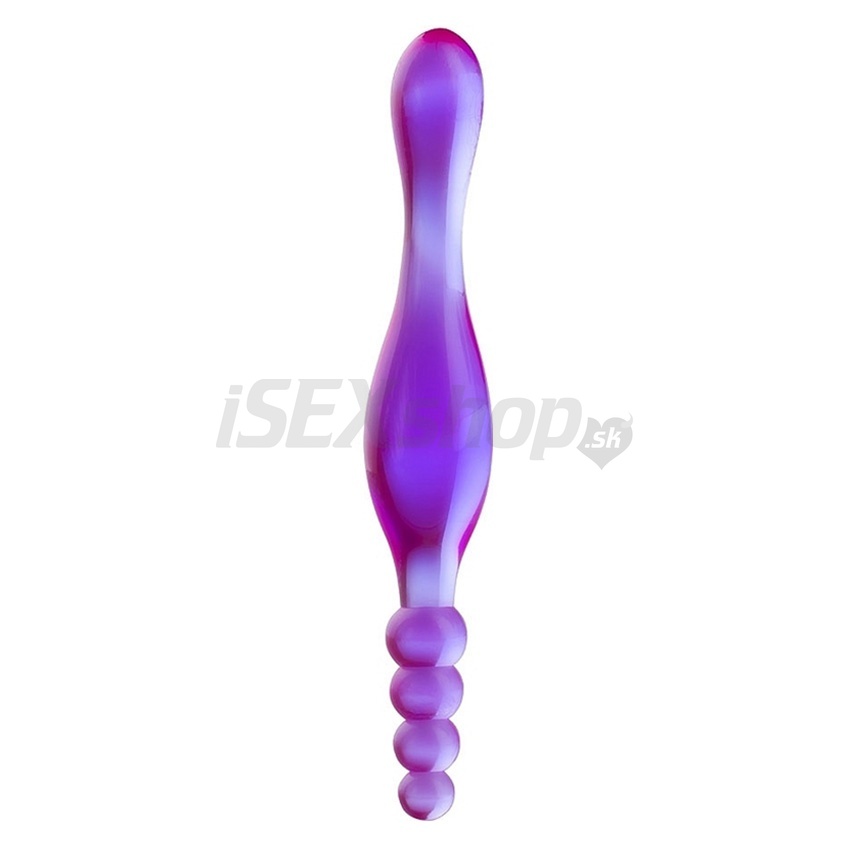hladka-sonda-fialovy-kolik-obojstranne-dildo-1716 You2Toys Galaxia Lavender – Obrázok 1