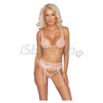 Kissable lace underwear set pink
