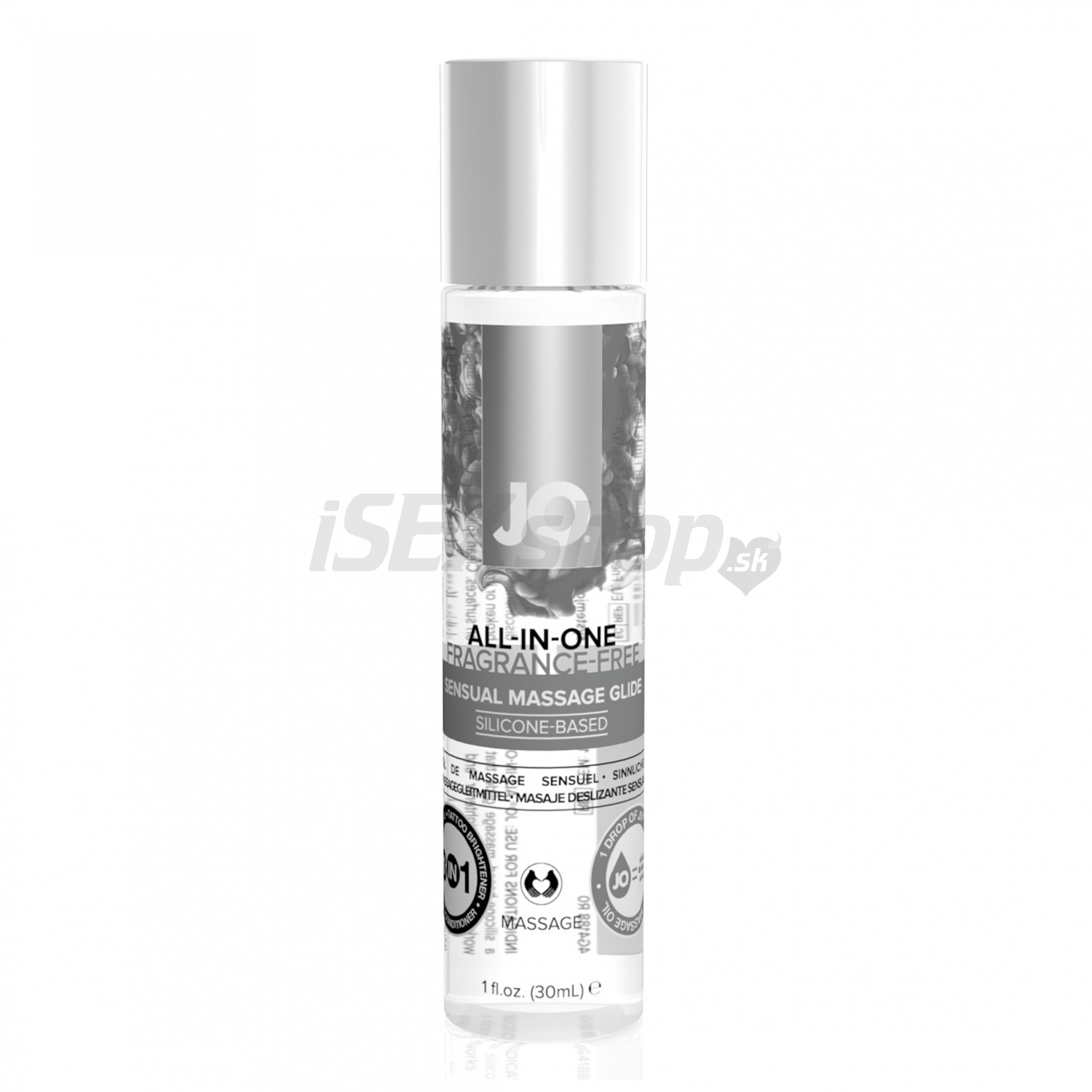 masazny-olej-bez-vone-jo-all-in-one-30ml JO All in One masážno lubrikačný olej 30 ml - Bez vône – Obrázok 1