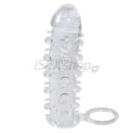 You2Toys Crystal Skin - návlek na penis s krúžkom na semenníky