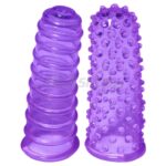 Prstíky lásky - násadky na prst - fialová