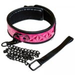 Sinful Collar bdsm obojok s vodítkom pink