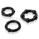 You2Toys Get Hard - krúžky na penis čierne