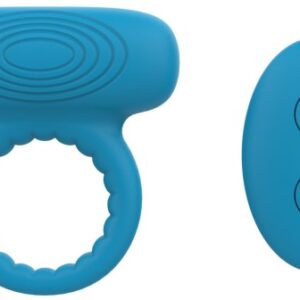 Vibračný erekčný krúžok Hammer Shark s diaľkovým ovládaním Vibračné erekčné krúžky na penis a semenníky Vianočné Bestsellery