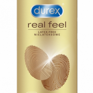 Durex Real Feel – bezlatexové kondómy (10 ks) Bezlatexové kondómy TOP 100