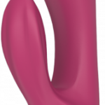 Silikónový vibrátor s výbežkom na klitoris Bunny Duo (19