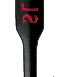 Koženková plácačka Black Slut (32