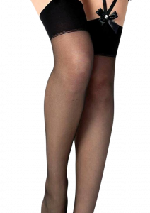 Samodržiace pančuchy Bowtie Samodržiace erotické pančuchy NOVÁ KOLEKCIA BIELIZNE