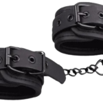 Neoprénové putá Black Velour Erotické putá Pre páry