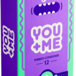 You Me MACHO - vrúbkované kondómy (12 ks) Kondómy s vrúbkami a výstupkami Pre páry