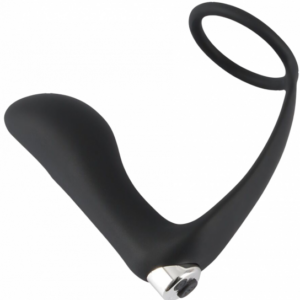 Vibračný análny kolík s krúžkom na penis Cock Ring Análne kolíky Pre mužov