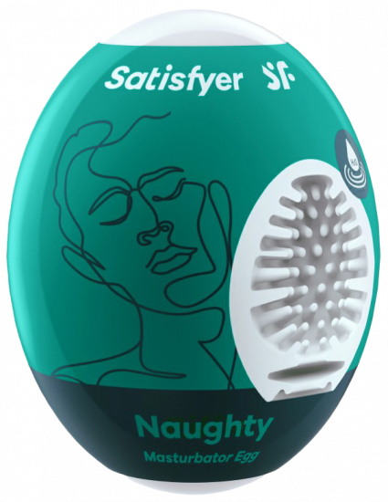 Masturbátor Satisfyer Egg Single Naughty Masturbátor Satisfyer Egg Single Naughty Umelé vagíny a masturbátory Umelé vagíny a masturbátory