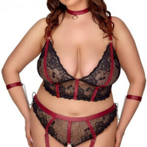 Plus size komplet Delicate Bondage