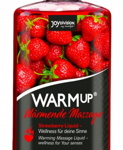 Joydivision WARMup Jahoda (150 ml) Masážne oleje Kozmetika a starostlivosť o telo