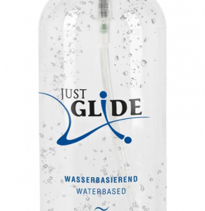 Just Glide Waterbased (1000 ml) Lubrikačné gély a oleje na vodnej báze Kozmetika a starostlivosť o telo