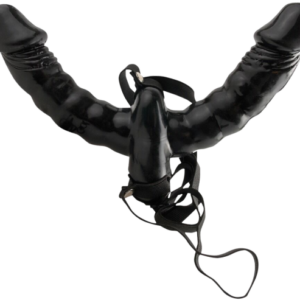 Double Delight Strap-On-Vibrator Lacné vibrátory Vibrátory