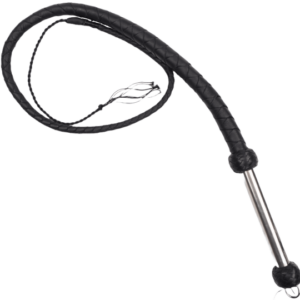 Kožený bič Leatherix Surrender (147 cm) Dôtky