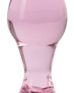 Análny kolík Flower Glass Plug (9 cm) Sklenené análne kolíky Pre ženy