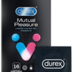 Durex Mutual Pleasure – vrúbkované kondómy (16 ks) Kondómy s vrúbkami a výstupkami TOP 100
