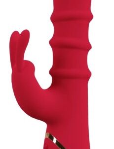 Vibrátor s výbežkom na klitoris Moving Rings (23